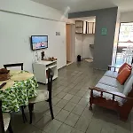 Em Frente Ao Tropico Hotel Com Manobrista, Wi-Fi, Lavadora De Roupas - Apto 202