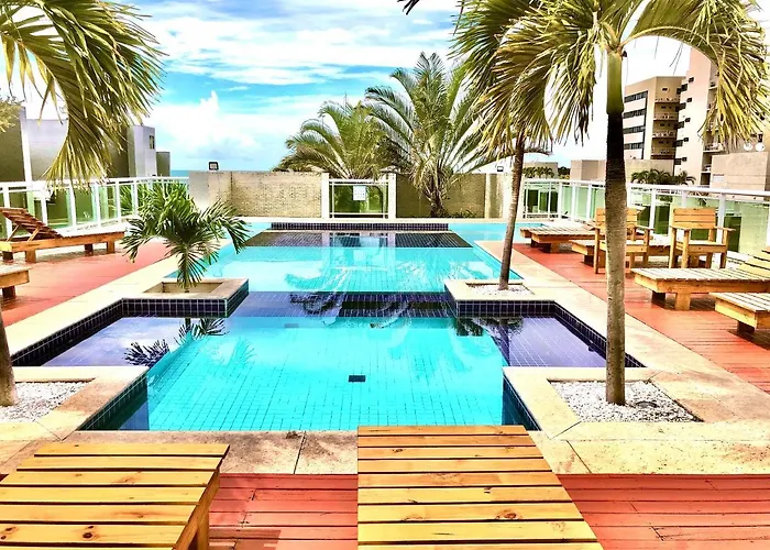 Apt Em Condominio De Luxo A Beira Mar De Jatiuca