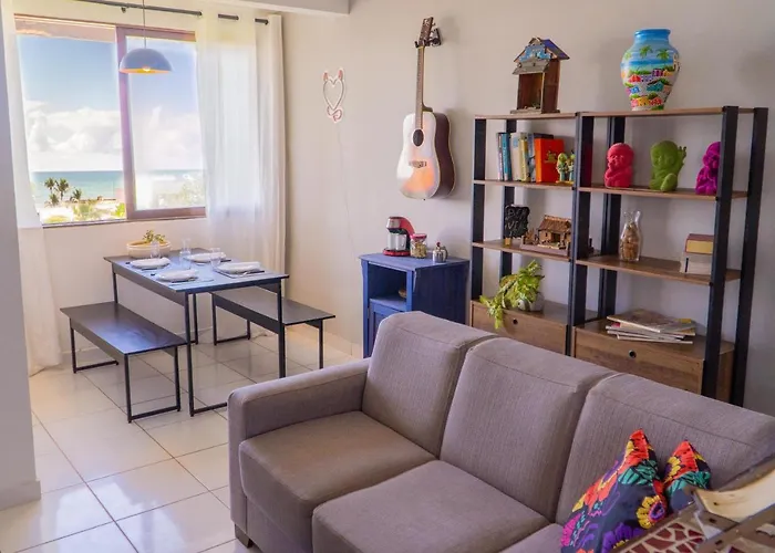Apartamento Vista Mar 2 Quartos Estacionamento Gratis Netflix E Self Check In