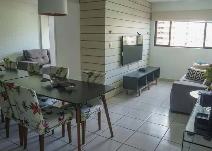Confortavel Flat Com 2 Quartos Em Ponta Verde