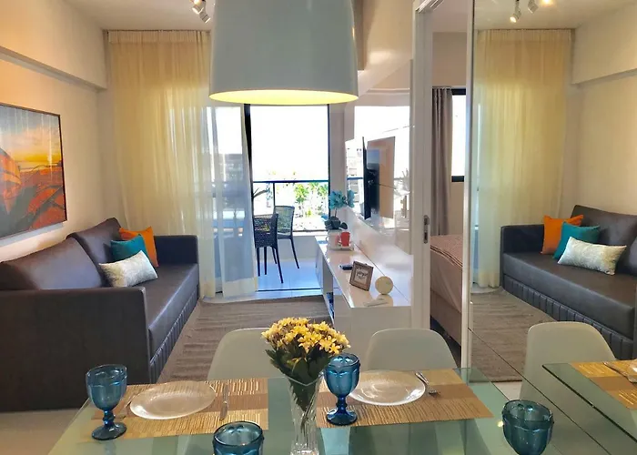 Luxo 710-Quarto E Sala Com Varanda De Frente Mar
