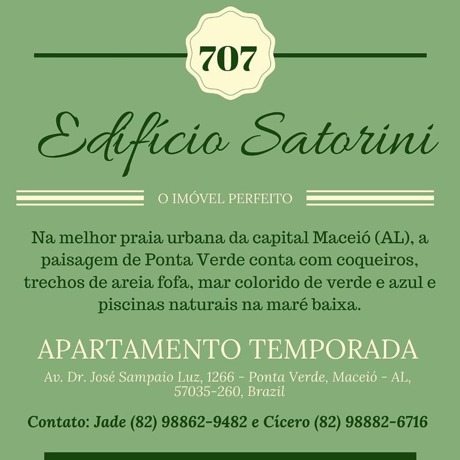 Ponta Verde Edificio Santorini 707 Apartamento Maceió