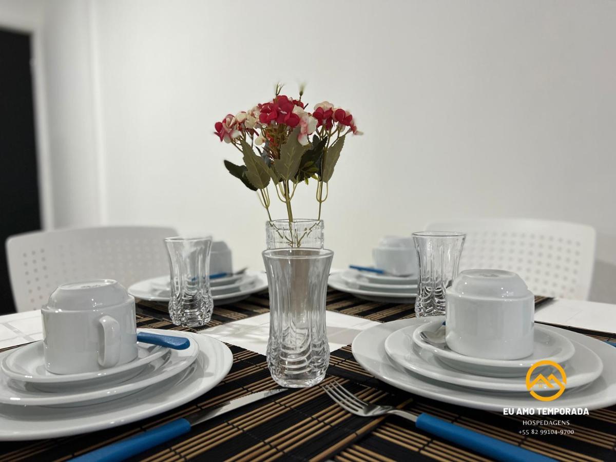 Euamotemporada Apartamento Na 1ª Quadra Da Praia, Wifi, Smarttv, Cama Queen, Maquina De Lavar, Garagem Apartment Maceio (Alagoas)