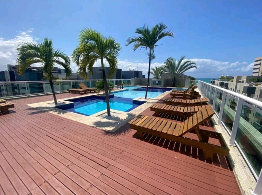 Apartamento Apto Beira Mar, Orla, Area De Lazer Completa Na Cobertura E Vista Mar, Vigilante E Condominio 24h, Al *
