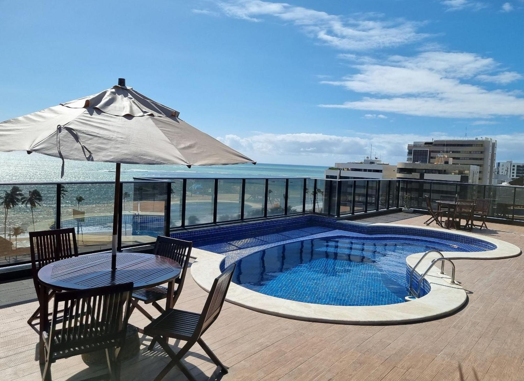 2 Quadra Mar,vista E Piscina No Topo *