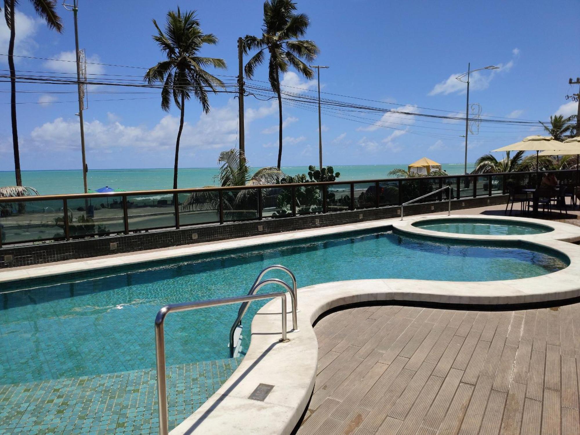 Apartamento Flat Frente Mar C Limpeza Diaria | R608