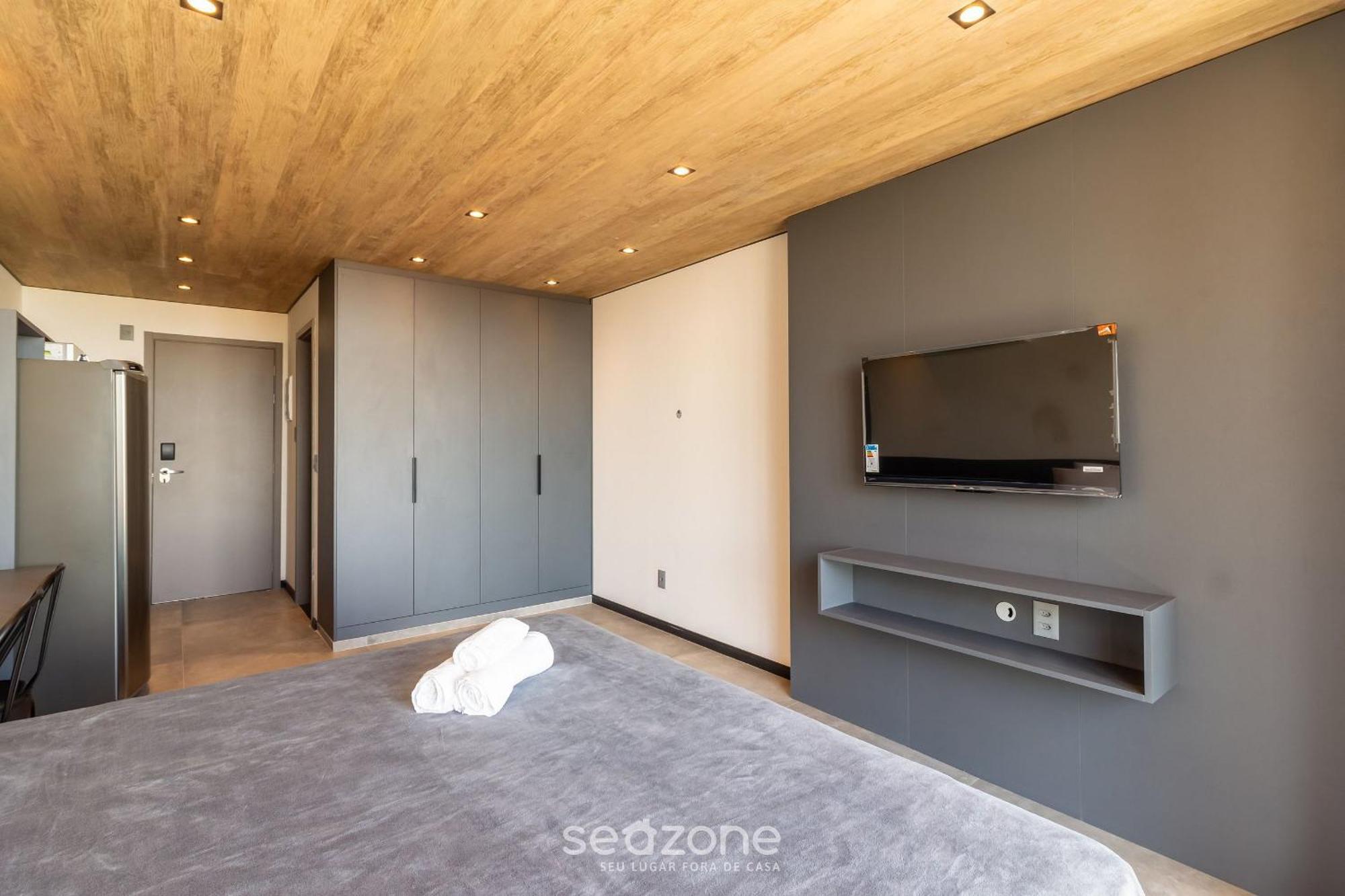 Nwts - Estudios Com Vista Lateral Mar Em Apartamento
