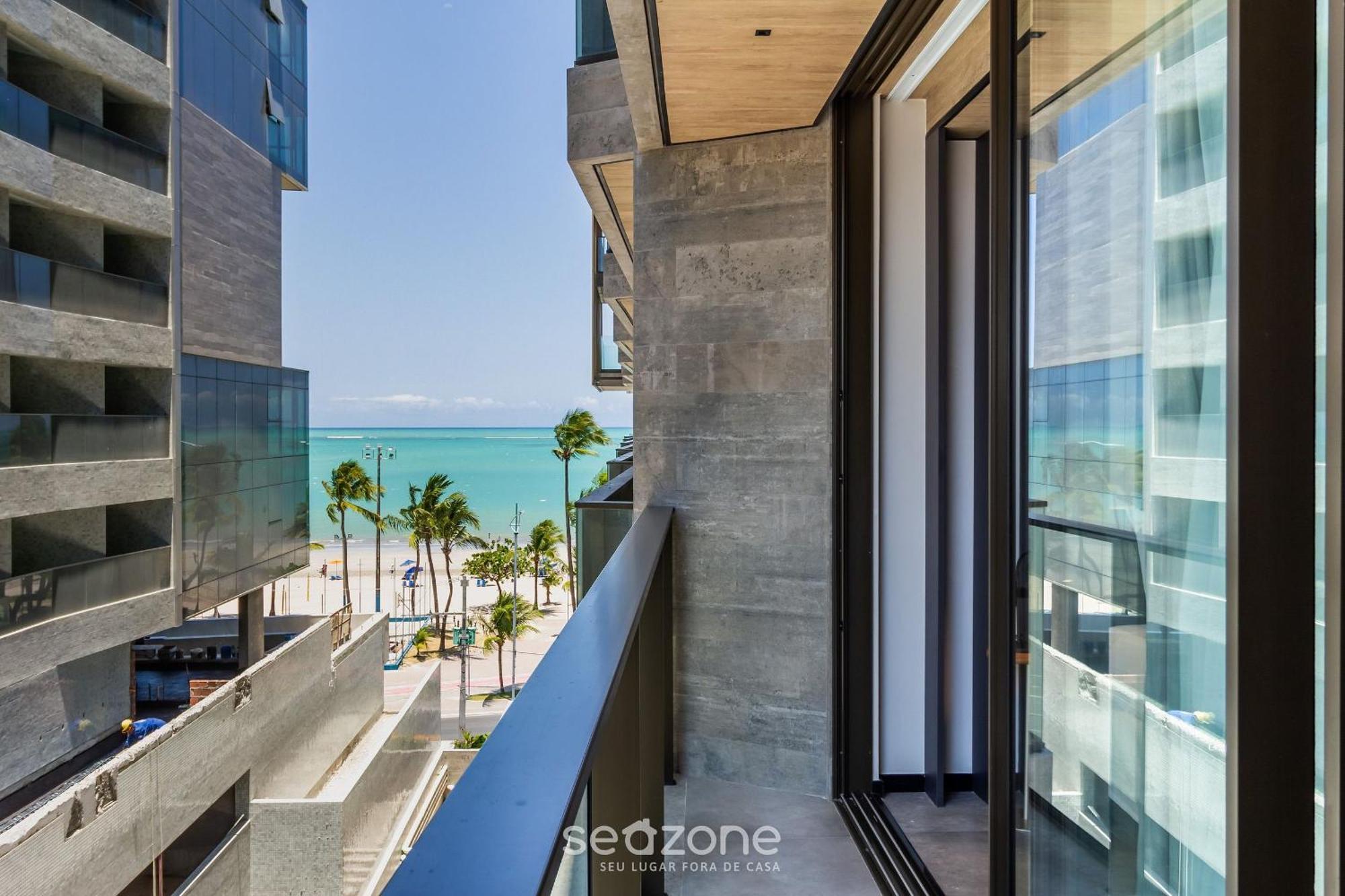 Nwts - Estudios Com Vista Lateral Mar Em *