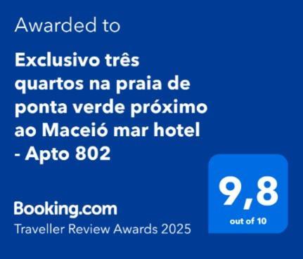Apartment Exclusivo Tres Quartos Na De Ponta Proximo Ao Mar - Apto 802 *