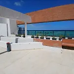 Studio Com Restaurante, Salao De Festas, Academia, Vista Praia - Apto 508