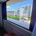 Studio Com Restaurante, Salao De Festas, Academia, Vista Praia - Apto 508
