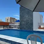Lindo Studio Quarto E Sal Com Vista Para O Mar Para Praia De Jatiuca Com Wifi E Garagem