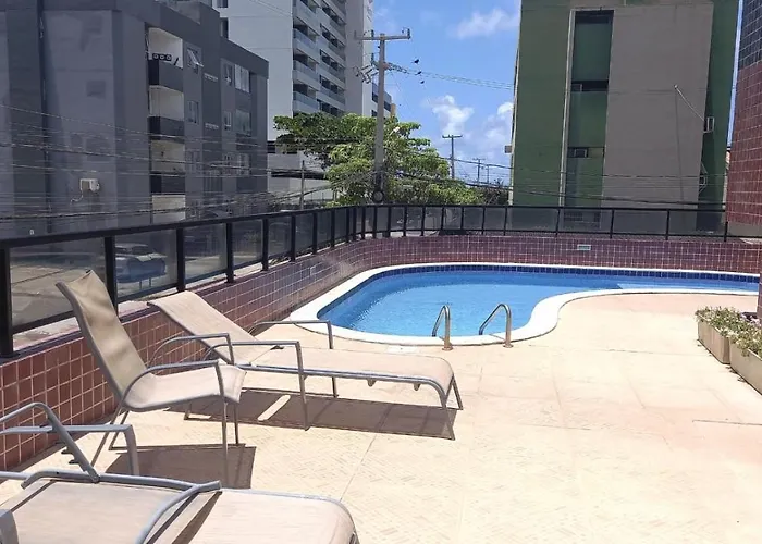 Apartamento A Beira-Mar Com Piscina