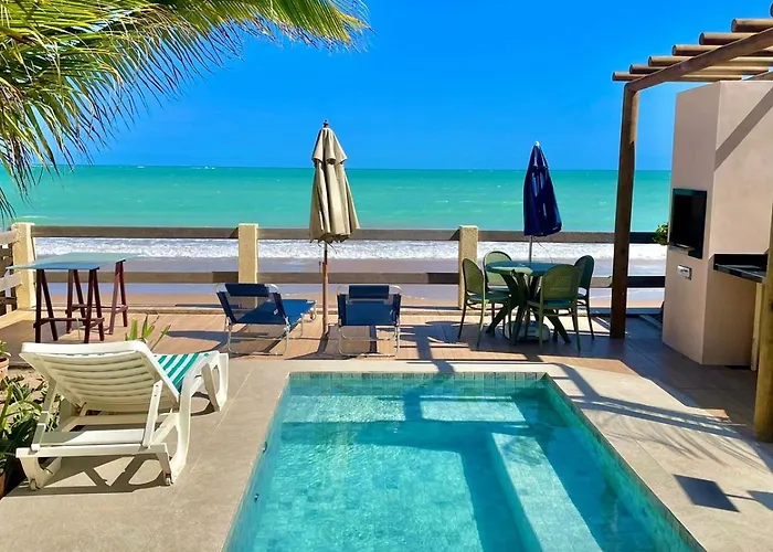 Paraíso na areia da praia