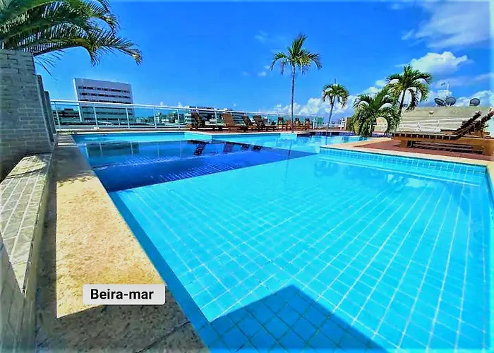 Anna Leal Hospedagem - Ap Beira-Mar, Piscina, Suite Climatizada, Garagem