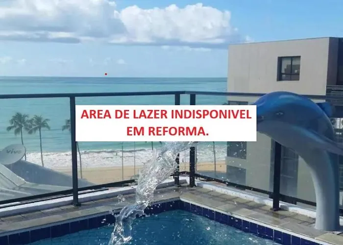 Flat Beira Mar De Jatiuca Em Maceió - Al