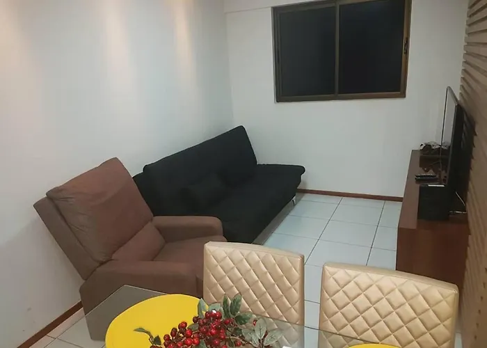Apartamento quarto e sala em Ponta Verde