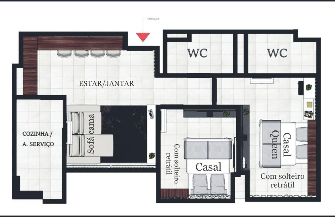 Aparthotel Neo Beira Mar Pajucara 2qts 2wifi 2 Garag- Adm Nutelss
