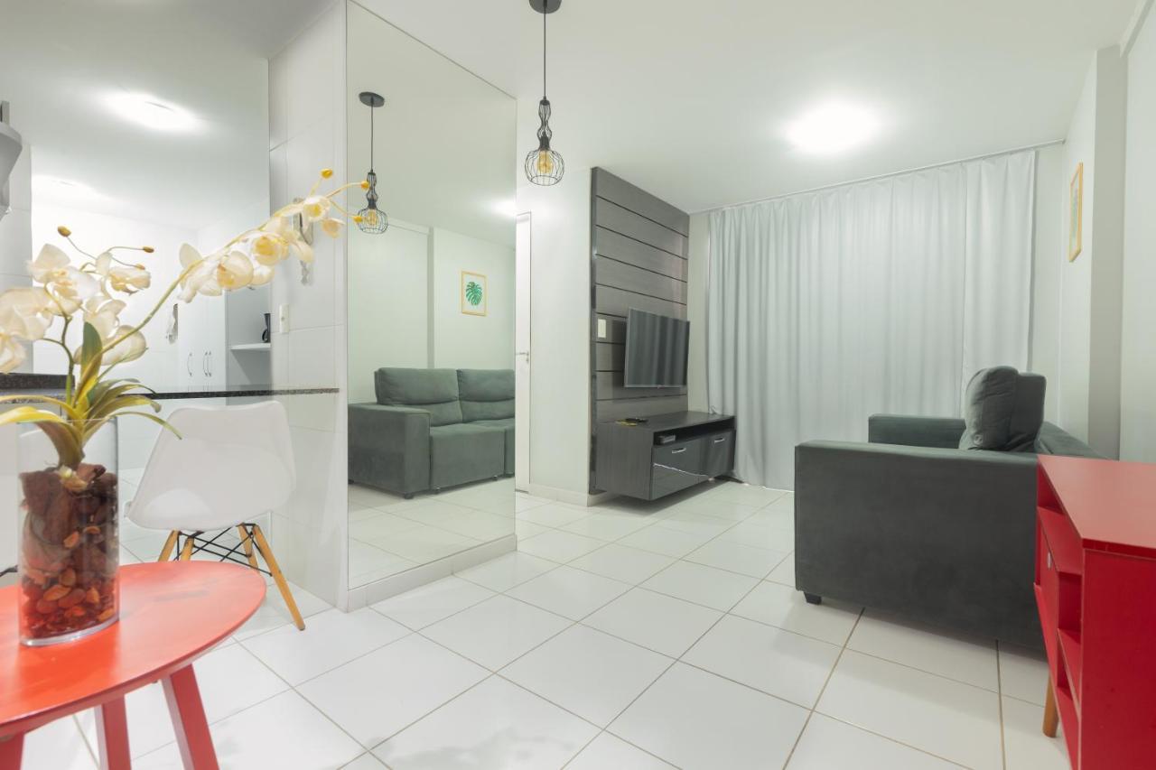 Flat Quarto E Sala C/ Vista Mar Espetacular