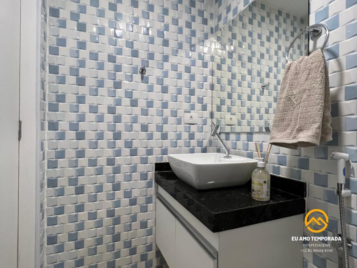 Apartamento Euamotemporada Apartamento Na 1ª Quadra Da Praia, Wifi, Smarttv, Cama Queen, Maquina De Lavar, Garagem