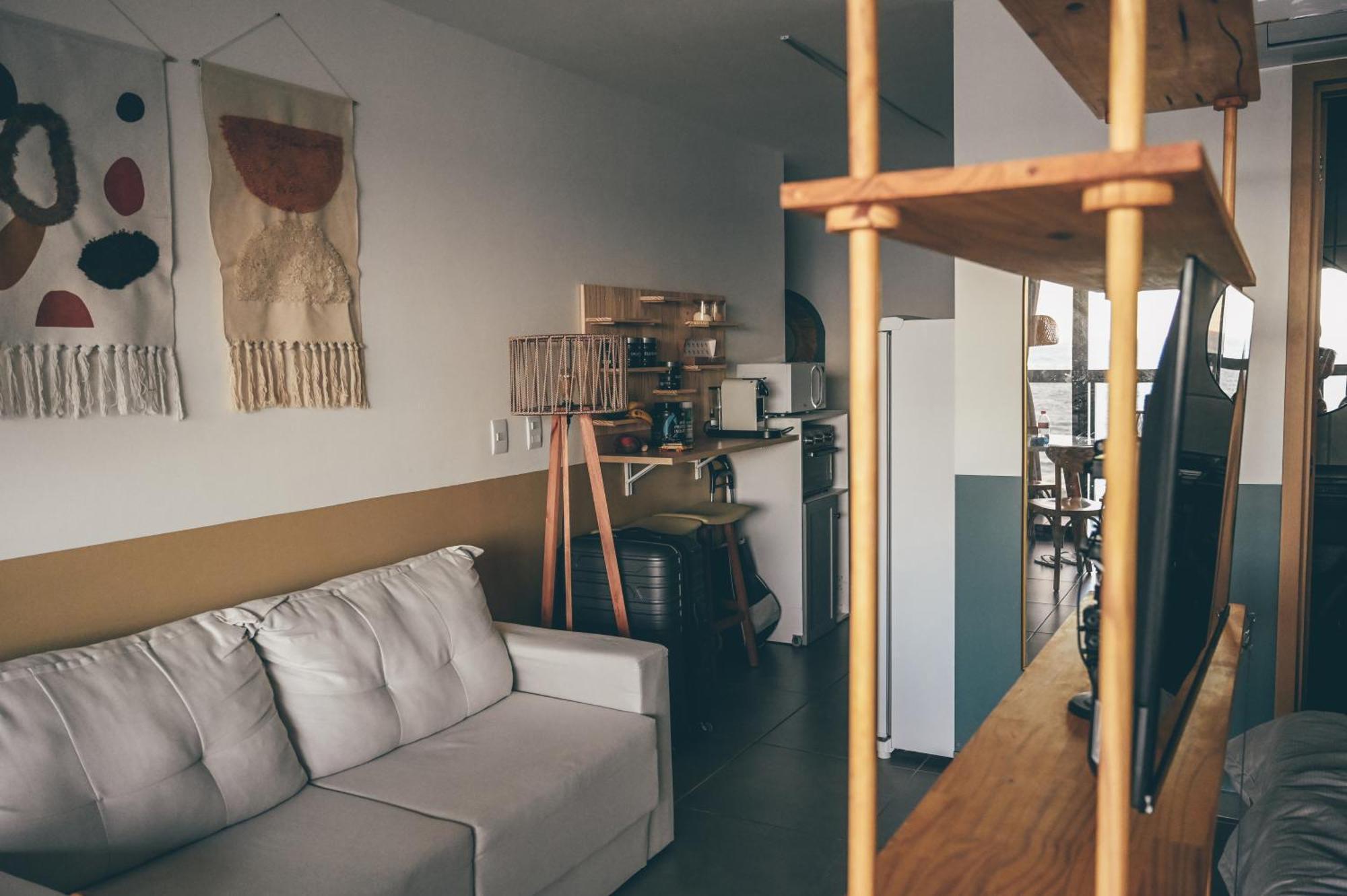 Loft Beira-mar Com Frente E Vista O Mar Apartamento *