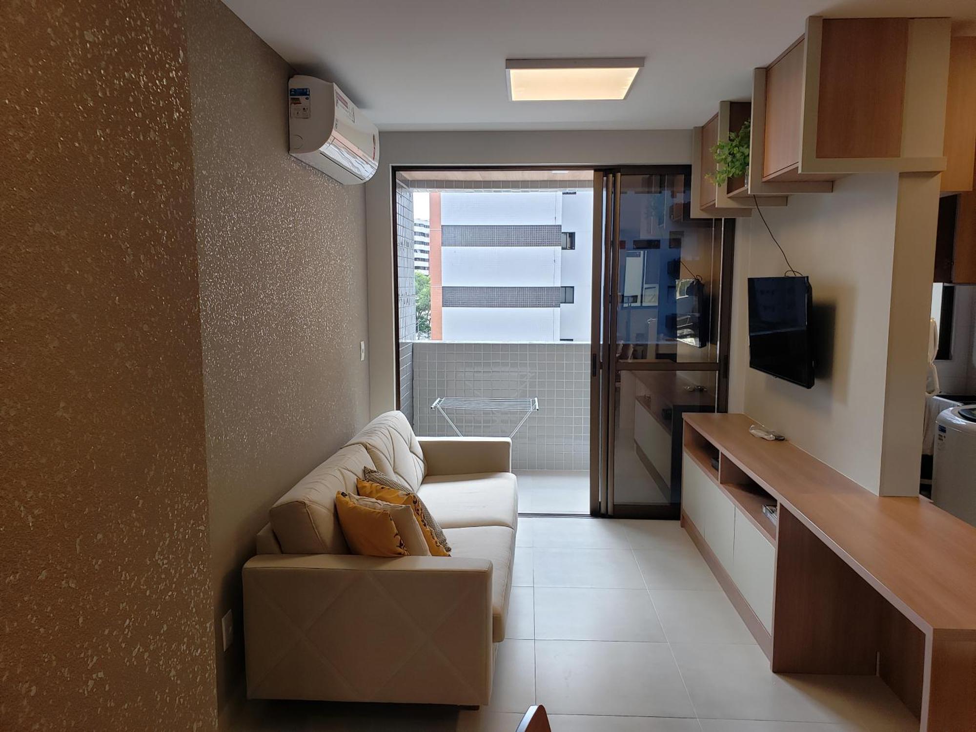 2 Quartos E Sala Climatizado Ponta Maceió