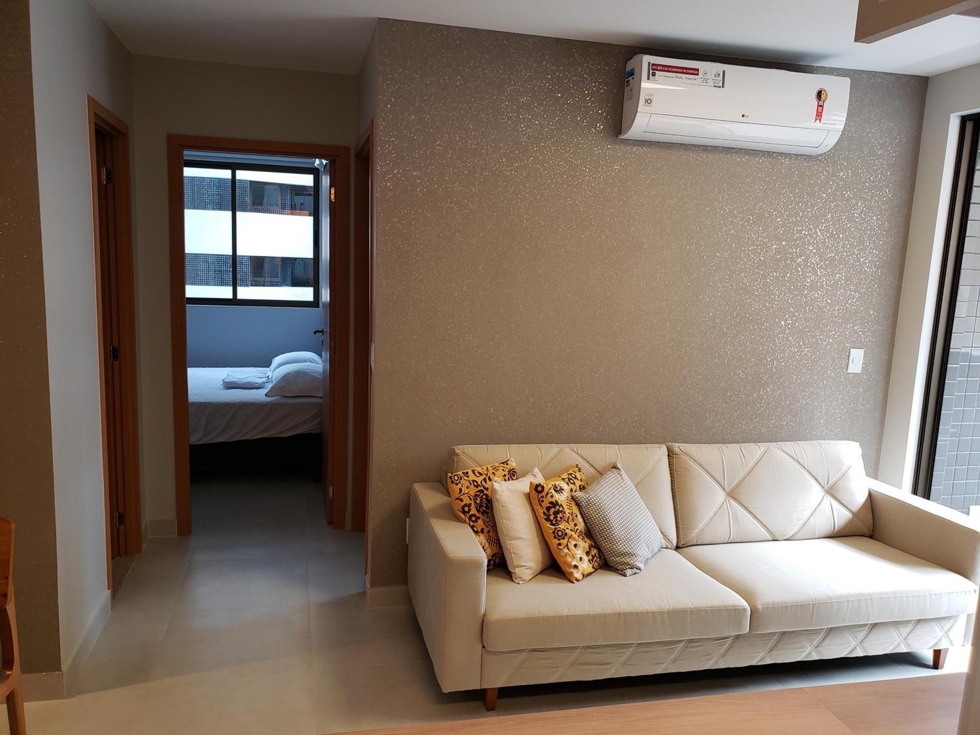 2 Quartos E Sala Climatizado Ponta *