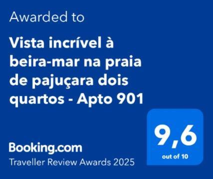 Exclusividade Com Vista Incrivel A Beira-mar Na De Pajucara Dois Quartos - Apto 901 Maceió