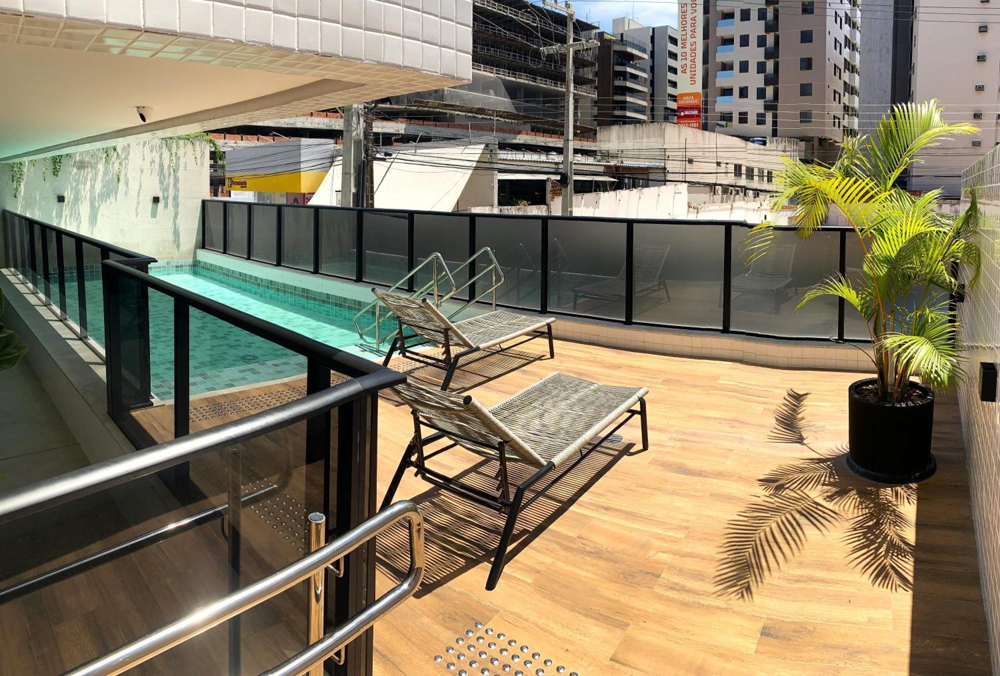 Apartamento 50m Ponta I Apto Moderno I Piscina I Garagem Maceió