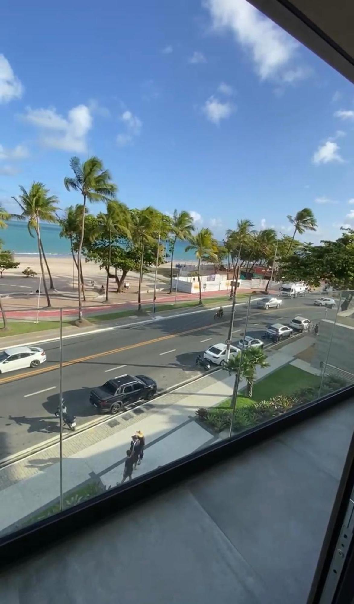 Apartamento Apto Luxo Beira-mar Com Varanda Com Vista Frente Mar Na Da Pajucarant310 *
