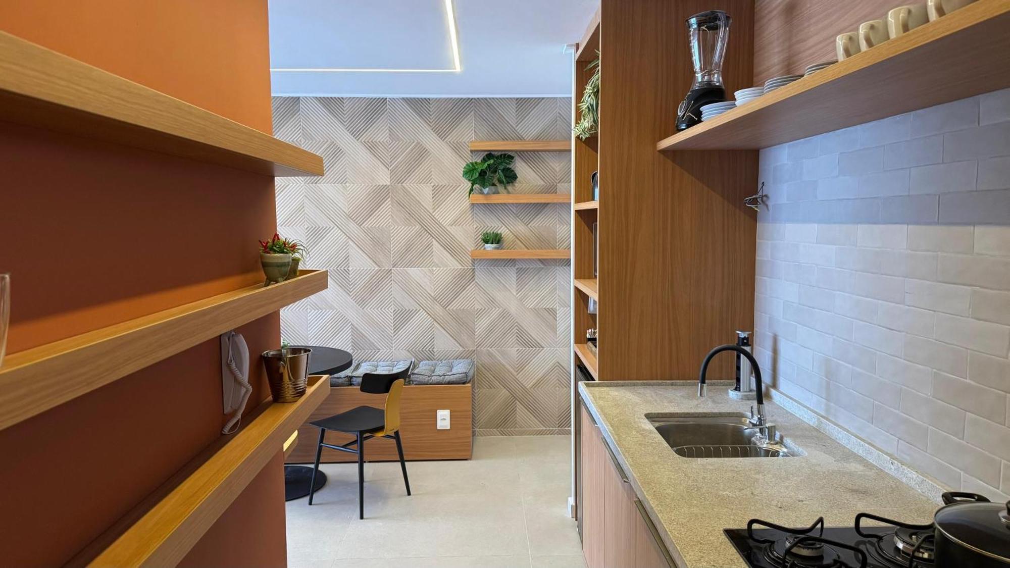 Flat Beira-mar, Novo! Apartamento *