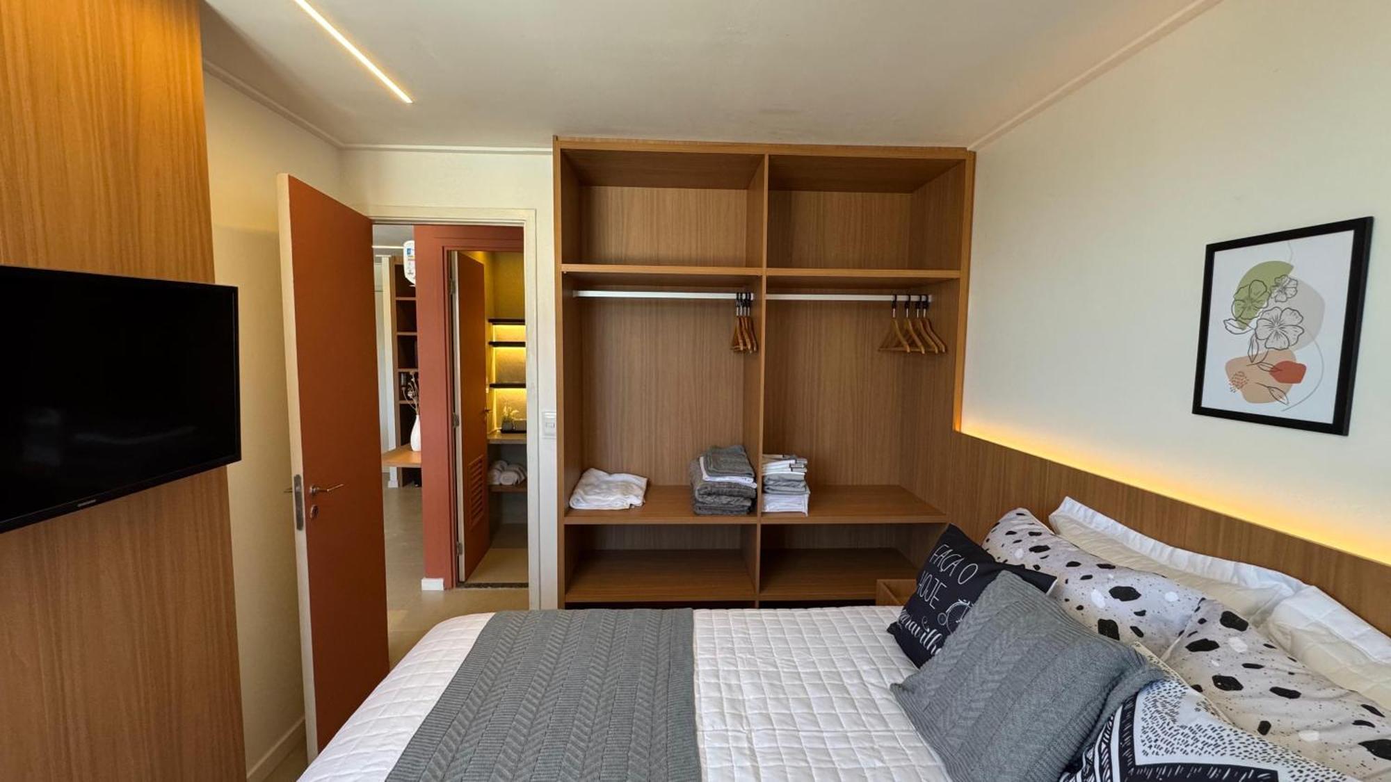 Apartamento Flat Beira-mar, Novo! *