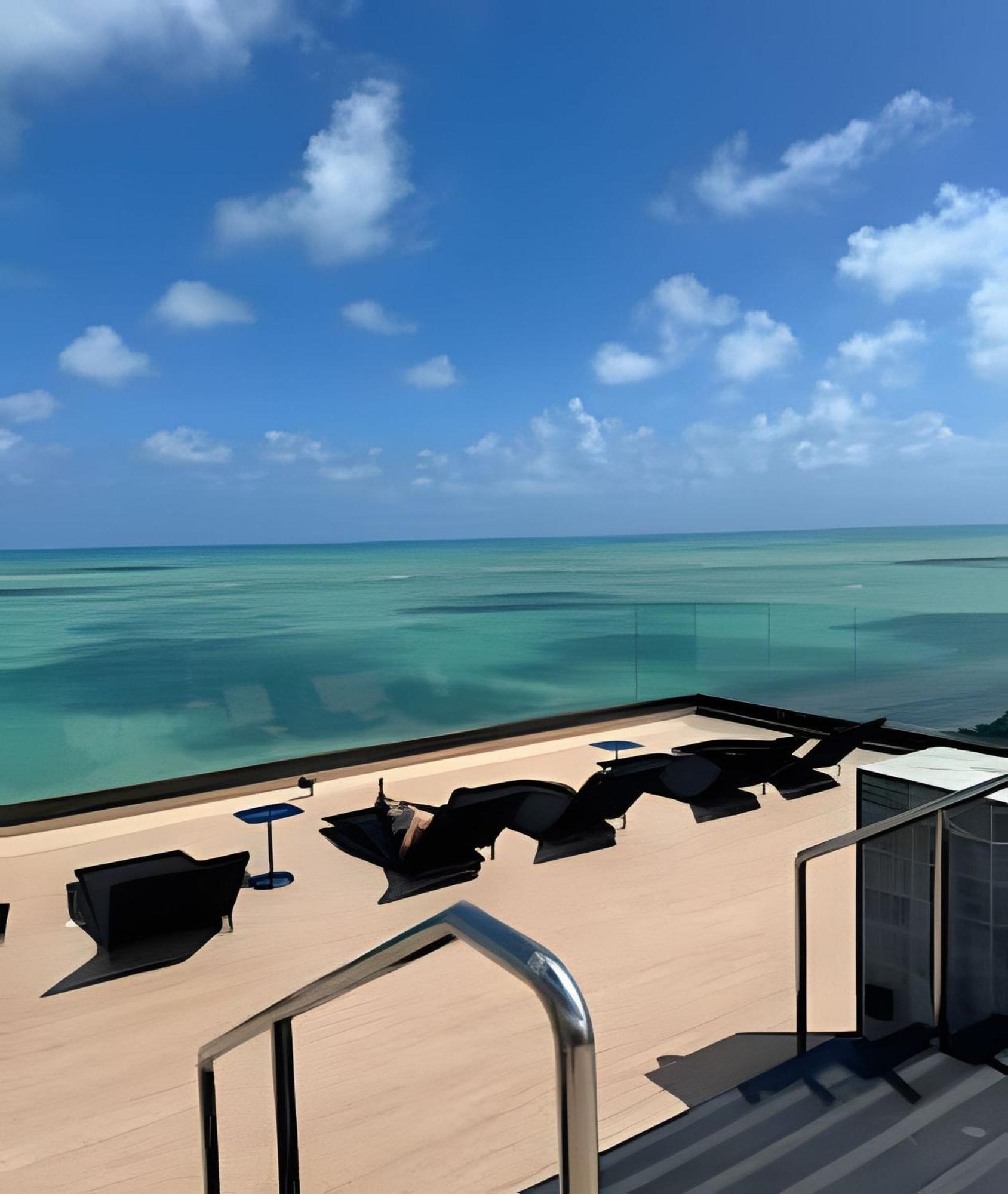 Varanda Com Vista Mar- Roftop, Recepcao 24 E Wifi Duplo Maceió