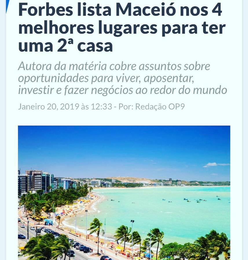 Perfeito Beira-mar Em Ponta Verde - Ap Completo E Melhor Localizado De Maceio! Apartment